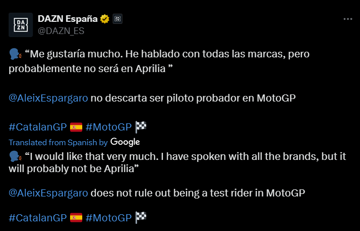 DAZN Aleix Espargaro